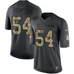 Jerseys Factory Cheap Nike Panthers #54 Shaq Thompson Black Men'