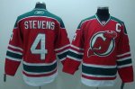 Jerseys Factory Cheap Devils #4 Scott Stevens Embroidered Red CC