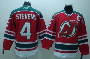 Jerseys Factory Cheap Devils #4 Scott Stevens Embroidered Red CC