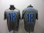 Jerseys Factory Cheap Colts #18 Peyton Manning Grey Shadow Stitc