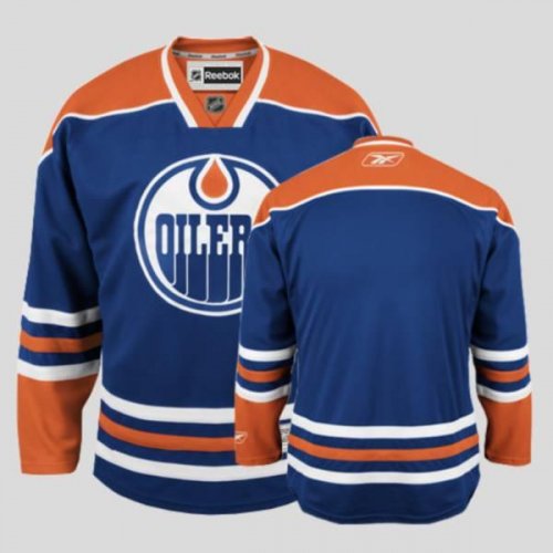Jerseys Factory Cheap Oilers Blank Embroidered Light Blue NHL Je
