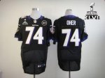 Jerseys Factory Cheap Nike Ravens #74 Michael Oher Black Alterna