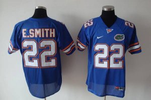 Jerseys Factory Cheap Gators #22 E.Smith Blue Embroidered NCAA J