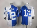 Jerseys Factory Cheap Nike Colts #12 Andrew Luck Royal Blue/Whit