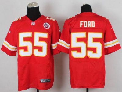 Jerseys Factory Cheap Nike Chiefs #55 Dee Ford Red Team Color Me