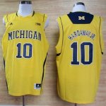 Jerseys Factory Cheap Wolverines #10 Tim Hardaway Jr. Gold Baske