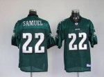 Jerseys Factory Cheap Eagles Asante Samuel #22 Stitched Green NF