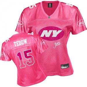 Jerseys Factory Cheap Jets #15 Tim Tebow Pink 2011 Women's Fem F