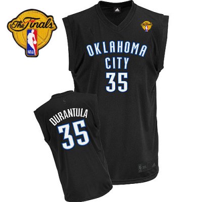 Jerseys Factory Cheap Thunder #35 Kevin Durant Black Durantula F