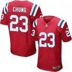 Jerseys Factory Cheap Nike Patriots #23 Patrick Chung Red Altern