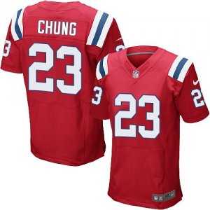 Jerseys Factory Cheap Nike Patriots #23 Patrick Chung Red Altern