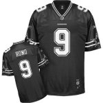 Jerseys Factory Cheap Cowboys #9 Tony Romo Black Shadow Stitched