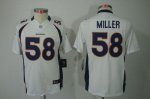 Jerseys Factory Cheap Nike Broncos #58 Von Miller White Youth Em