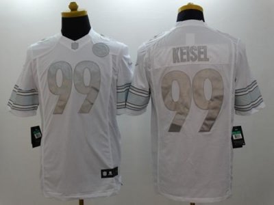 Jerseys Factory Cheap Nike Steelers #99 Brett Keisel White Men's