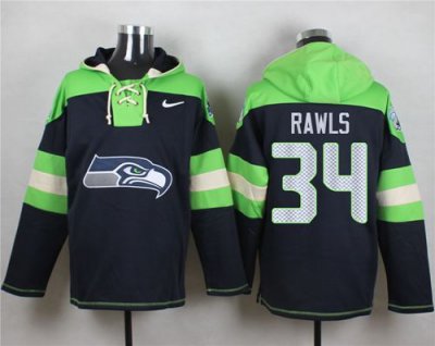 Jerseys Factory Cheap Nike Seahawks #34 Thomas Rawls Steel Blue