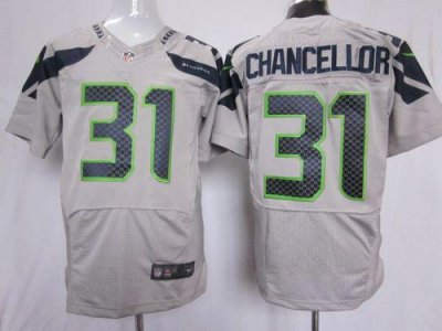 Jerseys Factory Cheap Nike Seahawks #31 Kam Chancellor Grey Alte