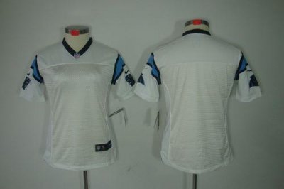 Jerseys Factory Cheap Nike Panthers Blank White Women's Embroide