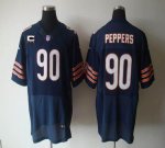 Jerseys Factory Cheap Nike Bears #90 Julius Peppers Navy Blue Te