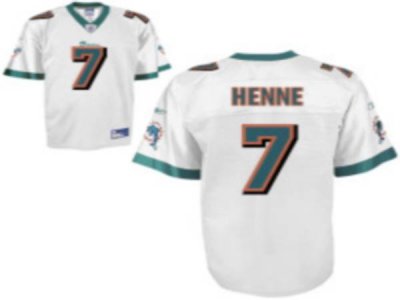 Jerseys Factory Cheap Dolphins #7 Chad Henne White Stitched NFL