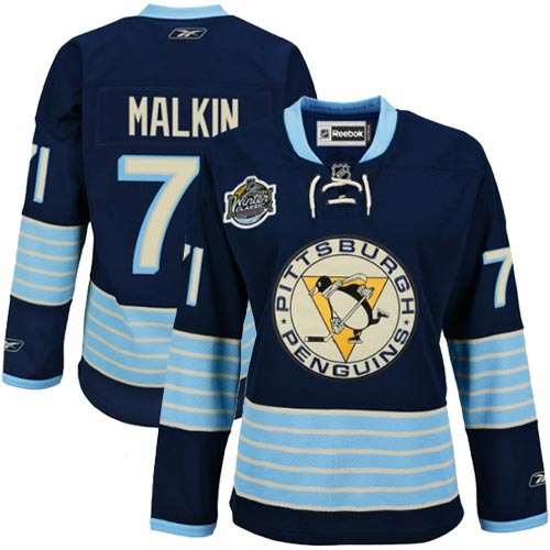 Jerseys Factory Cheap Penguins #71 Evgeni Malkin Women 2011 Wint