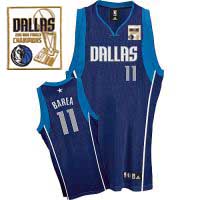 Jerseys Factory Cheap Mavericks 2011 Champion Patch #11 Jose Bar
