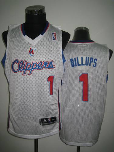 Jerseys Factory Cheap Clippers #1 Chauncey Billups White Revolut