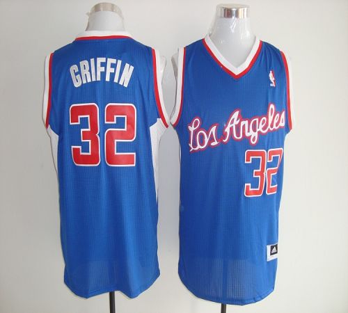 Jerseys Factory Cheap Clippers #32 Blake Griffin Blue Revolution