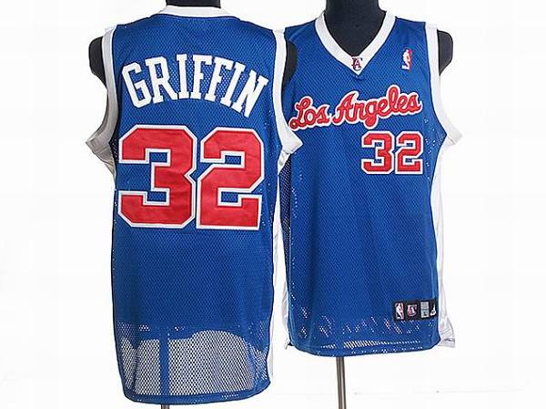 Jerseys Factory Cheap Clippers #32 Blake Griffin Embroidered Blu - Click Image to Close