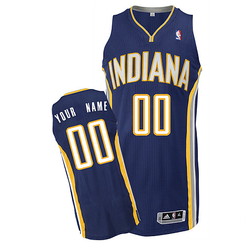 Jerseys Factory Cheap Pacers Personalized Authentic Blue NBA Jer