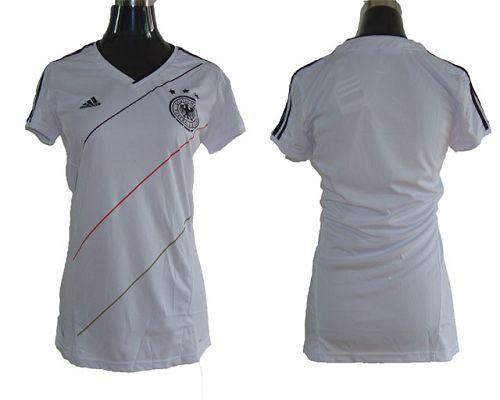 Jerseys Factory Cheap Germany Blank White Home Women Soccer Coun