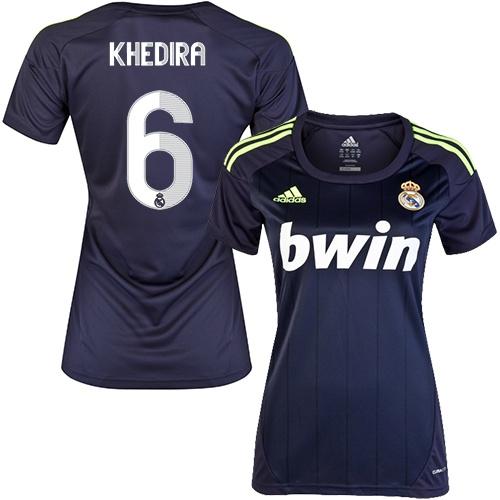Jerseys Factory Cheap Women's Real Madrid #6 Sami Khedira Away S