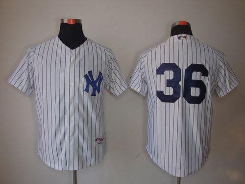 Jerseys Factory Cheap Yankees #36 Kevin Youkilis White Embroider