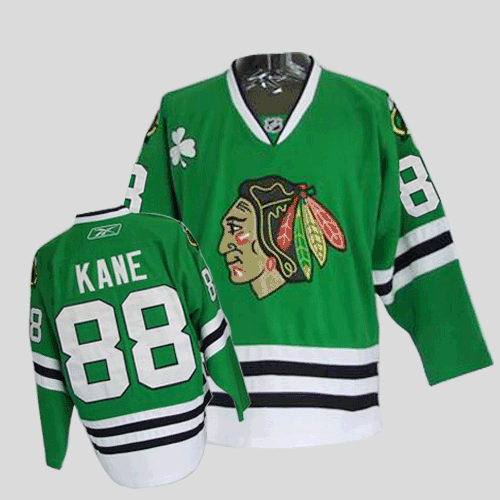 Jerseys Factory Cheap Blackhawks #88 Patrick Kane Embroidered Gr