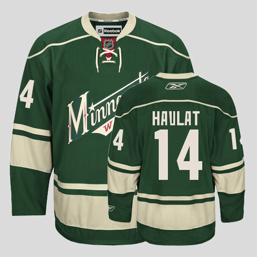 Jerseys Factory Cheap Wild #14 Martin Havlat Embroidered Green Y