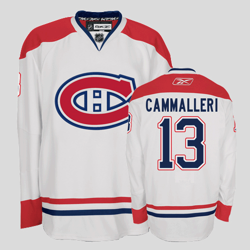 Jerseys Factory Cheap Canadiens #13 Michael Cammalleri Embroider