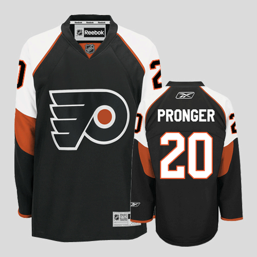 Jerseys Factory Cheap Flyers #20 Chris Pronger Embroidered Black
