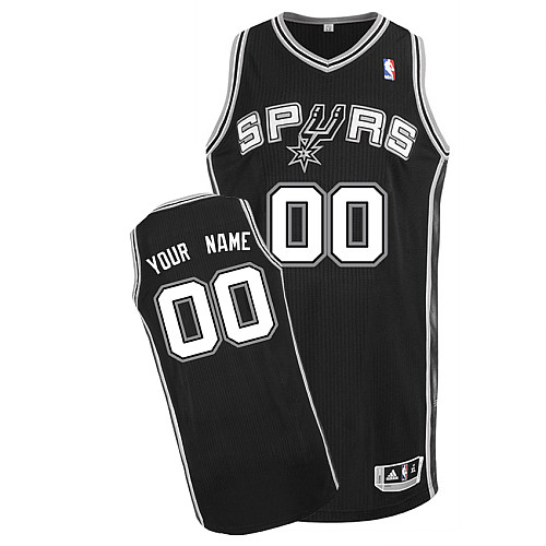 Jerseys Factory Cheap Spurs Personalized Authentic Black NBA Jer