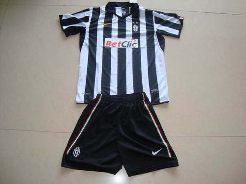 Jerseys Factory Cheap Juventus Blank White Black Home Kid Soccer