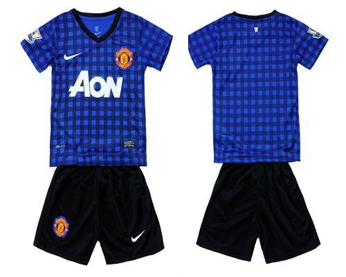 Jerseys Factory Cheap Manchester United Blank 2012/2013 Blue Awa