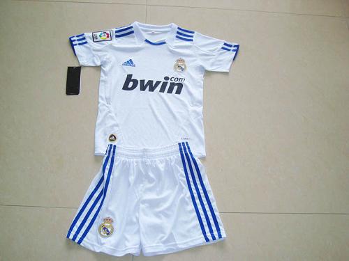 Jerseys Factory Cheap Real Madrid Blank White Home Kid Soccer Cl