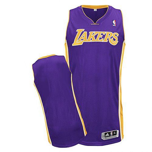 Jerseys Factory Cheap Revolution 30 Lakers Blank Purple Embroide