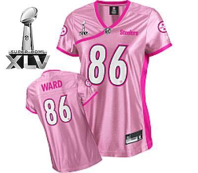 Jerseys Factory Cheap Steelers #86 Hines Ward Pink Lady Super Bo
