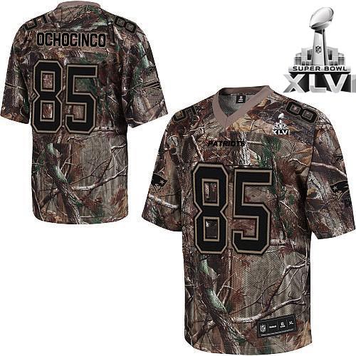 Jerseys Factory Cheap Patriots #85 chad ochocinco Camouflage Rea