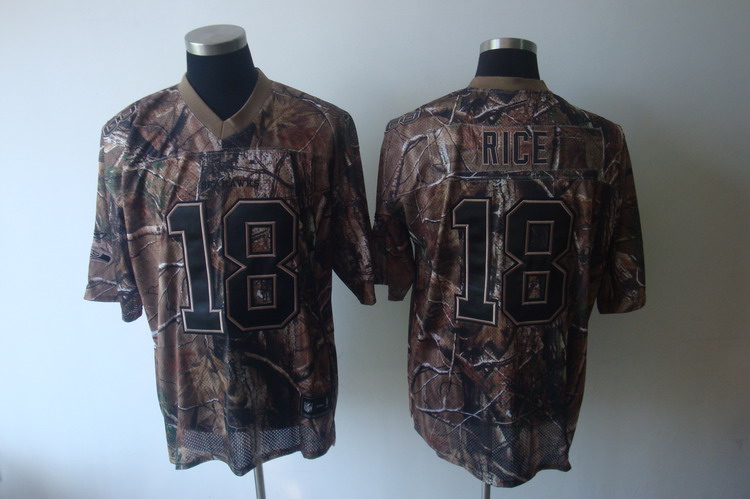 Jerseys Factory Cheap Seahawks #18 Sidney Rice Camouflage Realtr - Click Image to Close