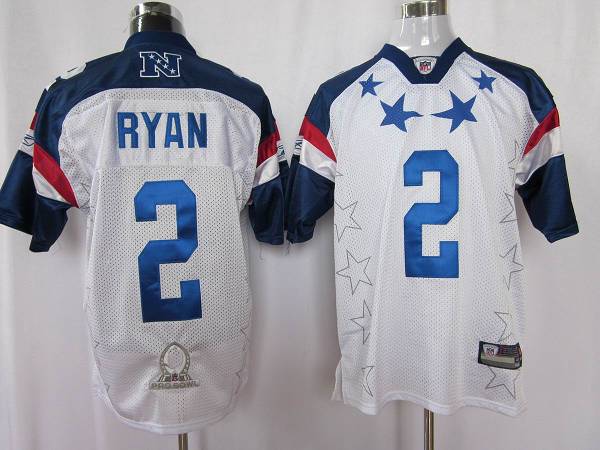 Jerseys Factory Cheap Falcons #2 Matt Ryan 2011 White and Blue P - Click Image to Close