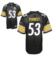 Jerseys Factory Cheap Steelers #53 Maurkice Pouncey Black Stitch