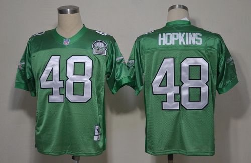 Jerseys Factory Cheap Mitchell And Ness Eagles #48 Wes Hopkins G