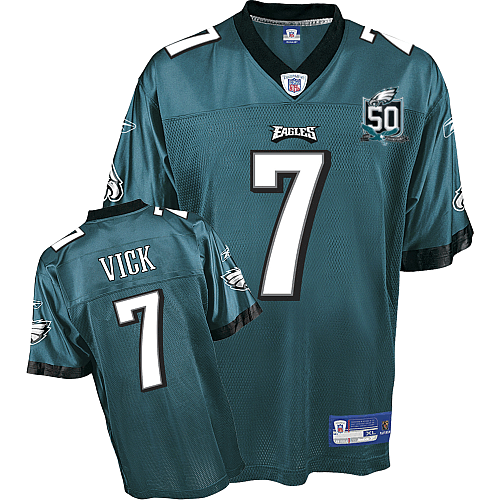 Jerseys Factory Cheap Eagles Michael Vick #7 Green Stitched Team