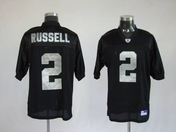 Jerseys Factory Cheap Raiders JaMarcus Russell #2 Stitched Black - Click Image to Close