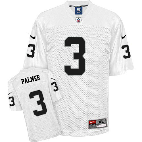 Jerseys Factory Cheap Nike Raiders #3 Carson Palmer White Stitch